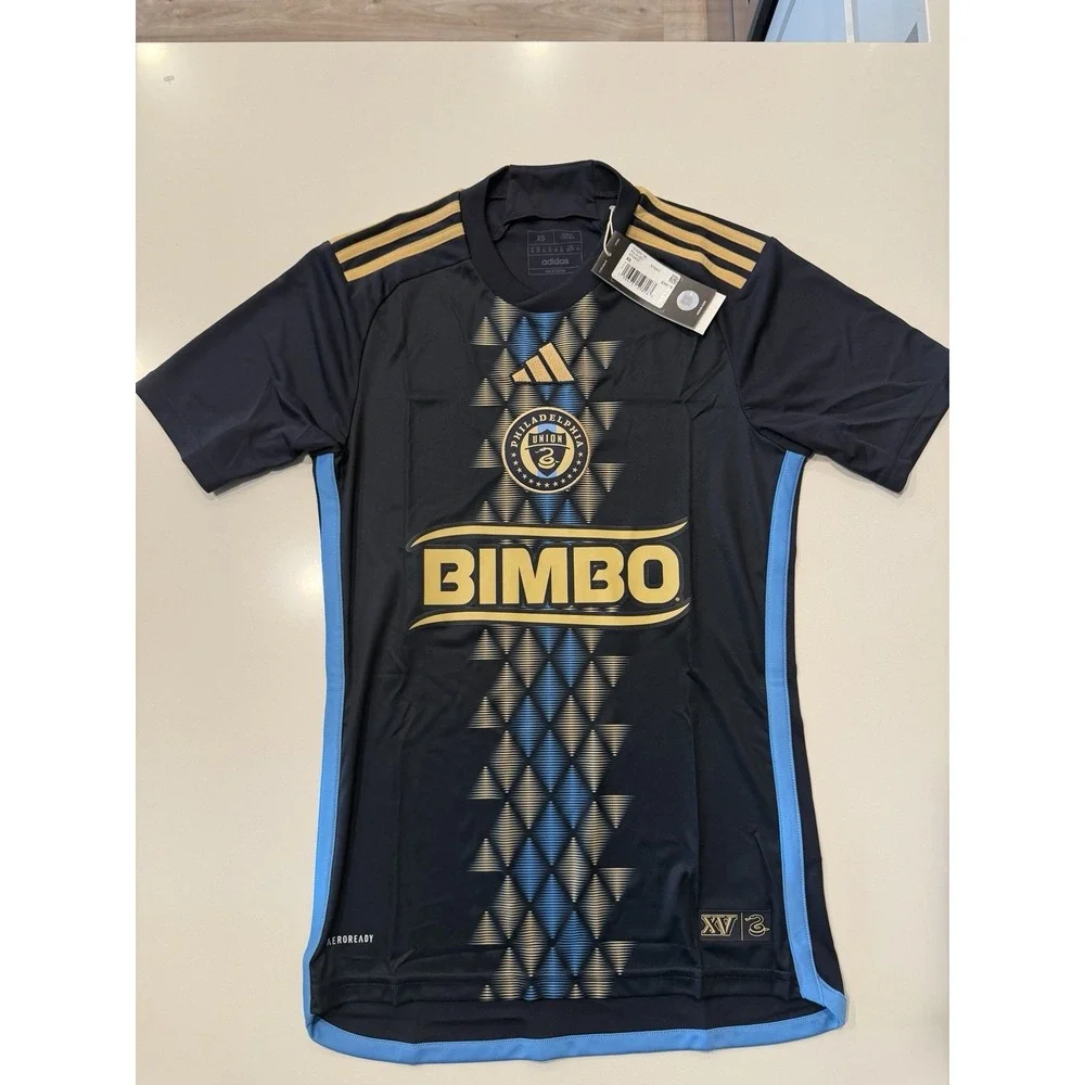 Adidas Philadelphia Union 24-25 Home Jersey HZ6203 Night Navy Mens XS NWT